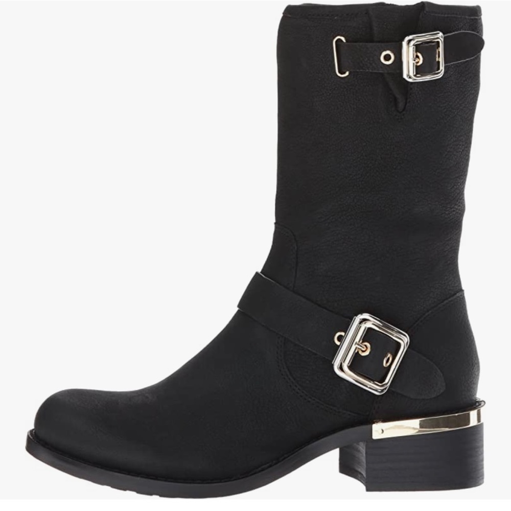 VINCE CAMUTO Women’s Windy Motorcycle Boots